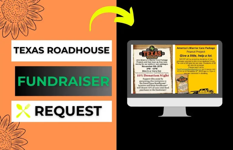 Texas Roadhouse fundraiser and donation request