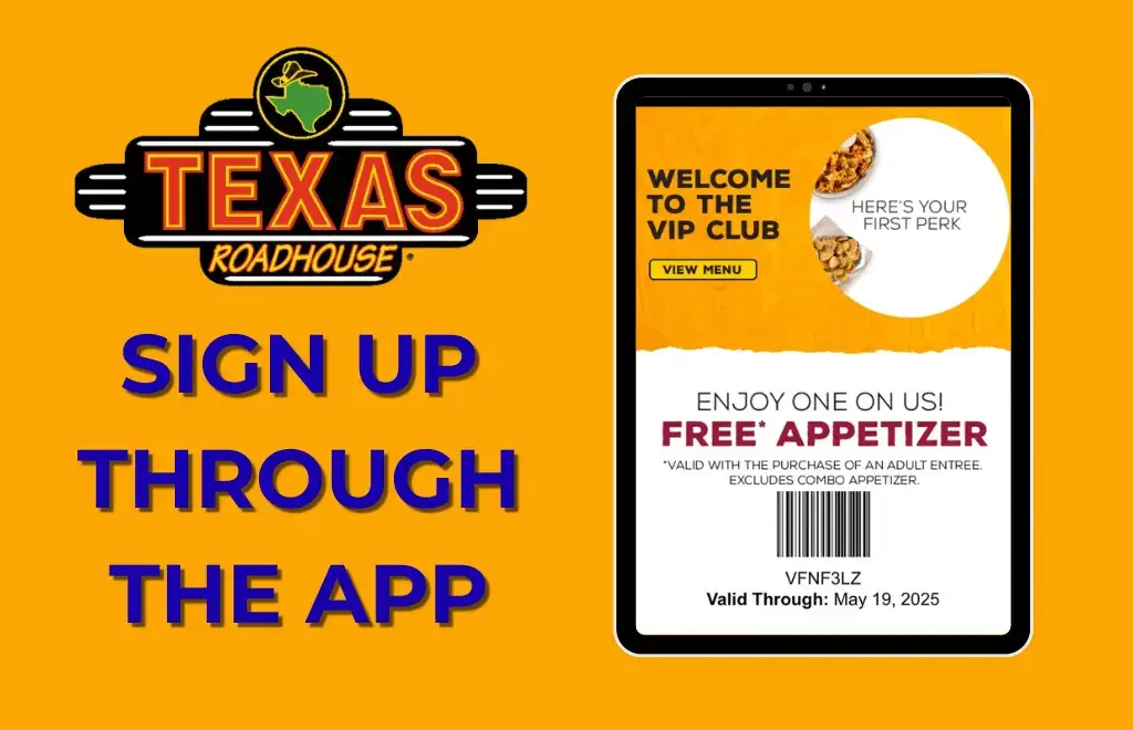 VIP club sign up through mobile application