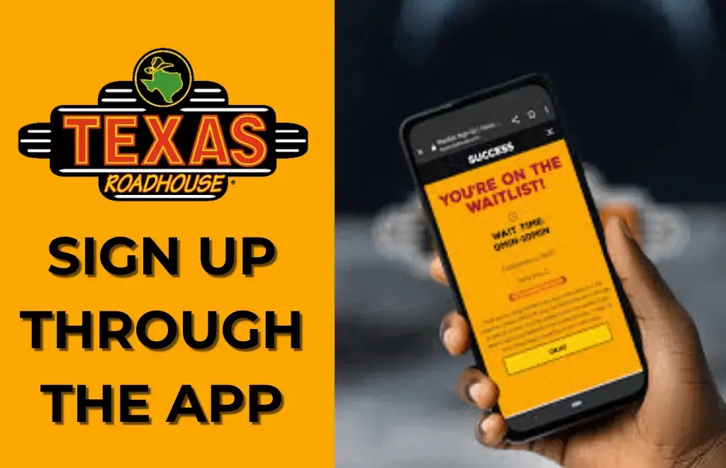 Texas Roadhouse waiting list sign up through Application