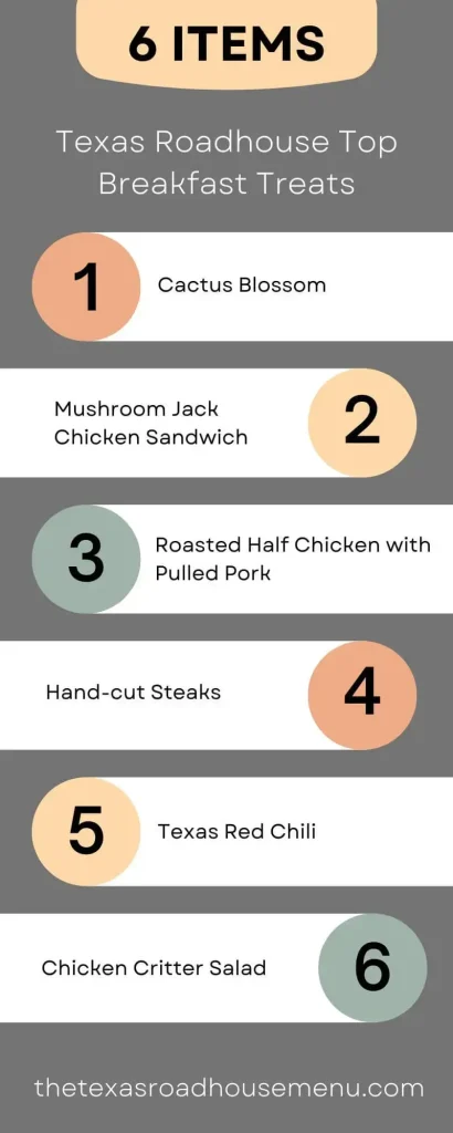 Popular breakfast items to try at Texas Roadhouse